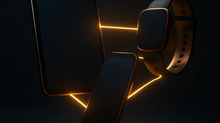 8666BDT COM Multiple devices floating in harmony